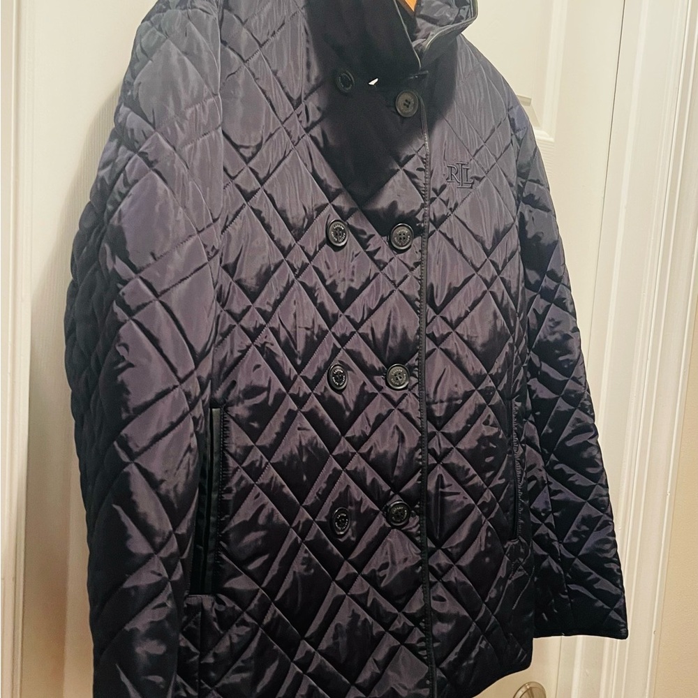 Ralph Lauren navy blue coat